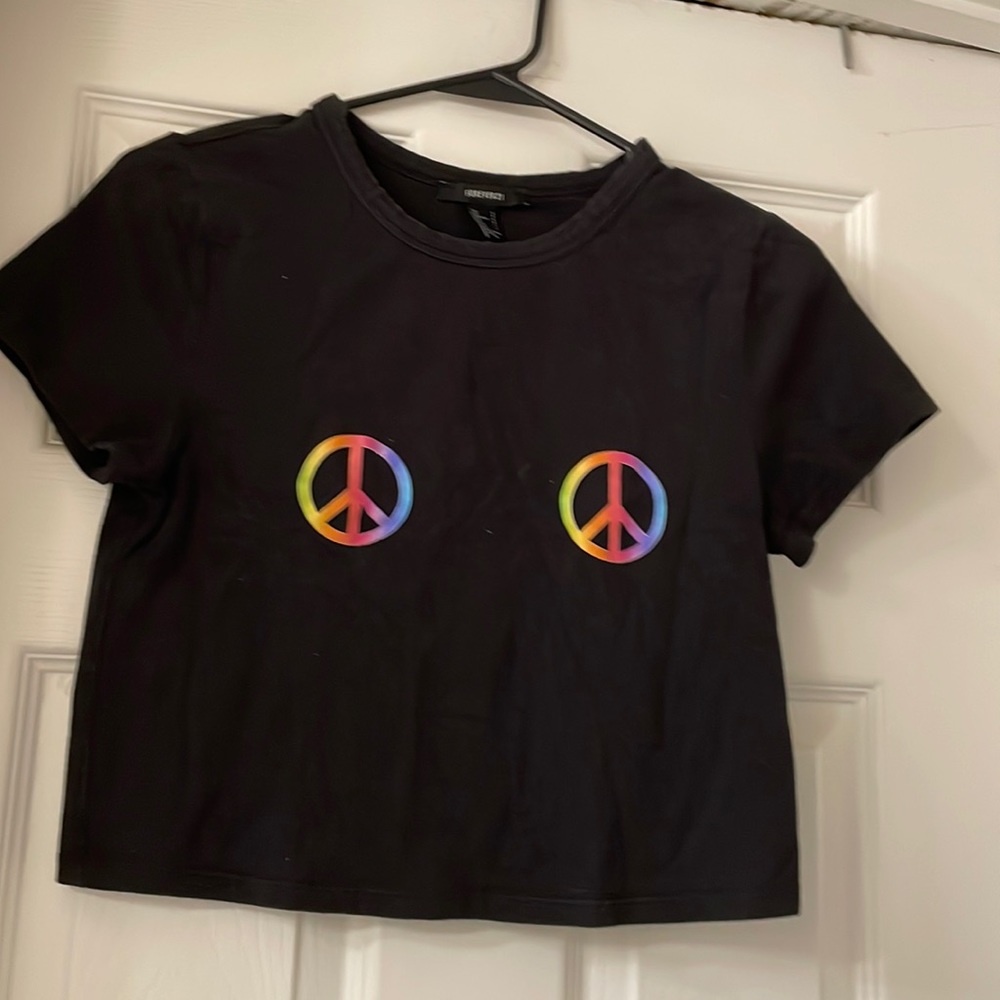Peace Sign Baby Tee